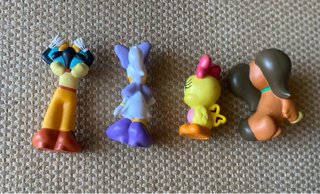 Figuras Disney Goofy, Daisy, Pato Donald e Pluto