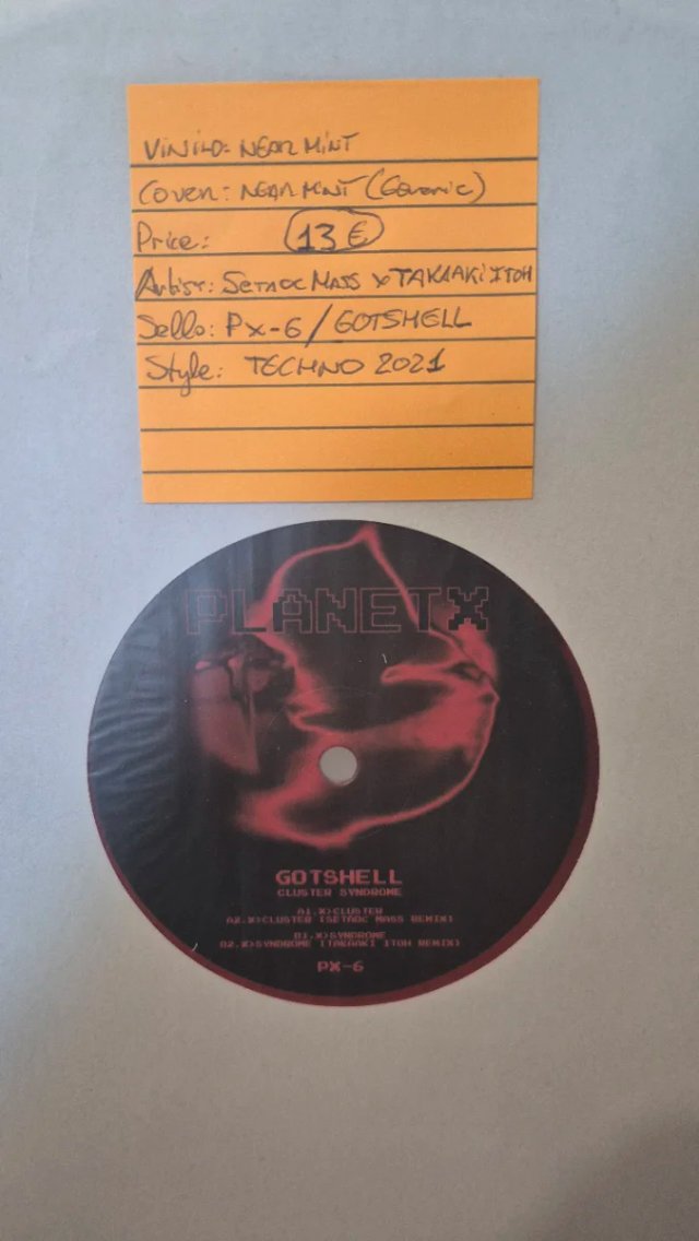 Takaaki itoh-Setaoc Mass - PX-6 Vinilo Techno