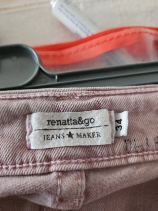 Pantalón rosa largo ancho renatta&go renatta