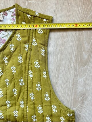 Chaleco acolchado mujer estampado floral
