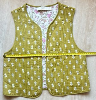 Chaleco acolchado mujer estampado floral