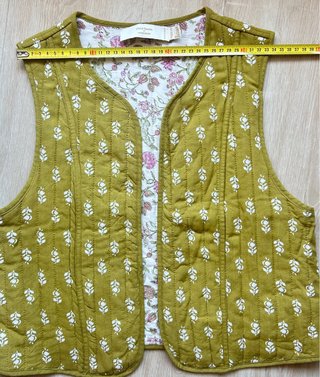 Chaleco acolchado mujer estampado floral