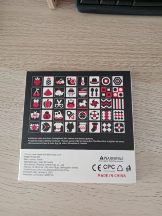 Tarjetas de Visión para Bebés 3-6 Meses