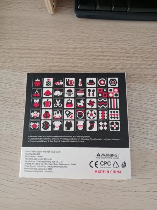 Tarjetas de Visión para Bebés 3-6 Meses