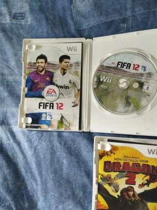 Lote 3 Juegos Wii: FIFA 10, 12 y Dragon 2
