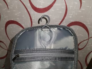 Beautycase da viaggio a più scomparti blu