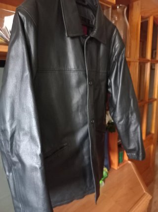 Chaqueta de piel hombre Forecast Talla L