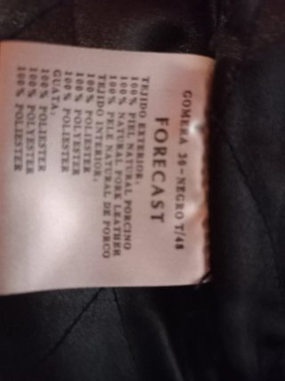 Chaqueta de piel hombre Forecast Talla L