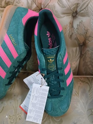 Adidas Gazelle Verde y Rosa Talla 41