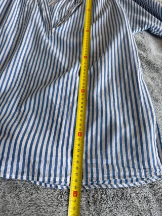 Zara Top Righe Cotone Taglia S