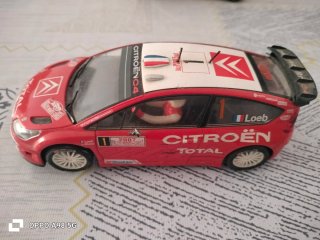 Coche Scalextric/Carrera Citroën C4 Loeb