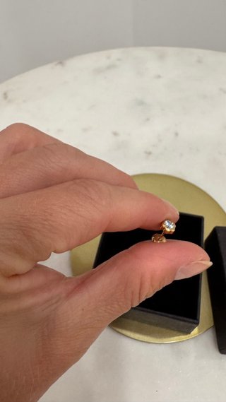 Pendientes Fina Garcia Niña Oro/Plata
