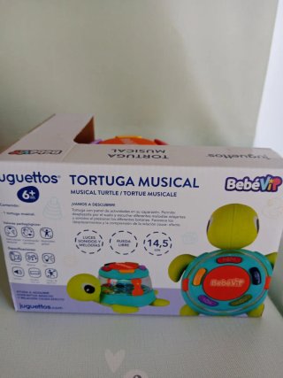 Tortuga Musical Juguettos Bebé Vit 6m+