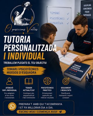 Tutor Profesor Mossos d’Esquadra