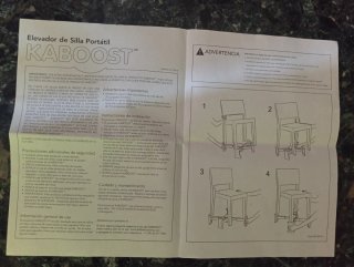 Elevador Silla Portátil Kaboost marron