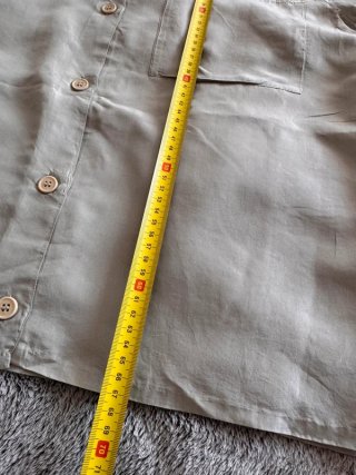 Camicia vintage stile giapponese L beige