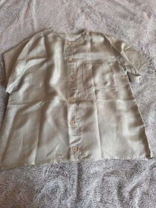 Camicia vintage stile giapponese L beige