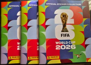 Panini World Cup 2026 - x3 Álbumes nuevos vacíos