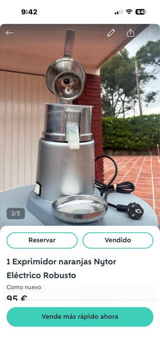 Exprimidor Eléctrico Naranjas Muy robusto