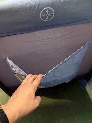 Cuna de viaje con colchón