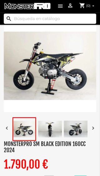 Pitbike Monsterpro YX160