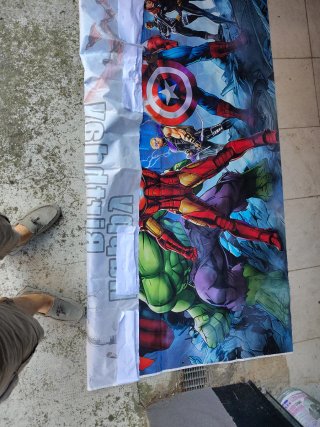 Fondale Supereroi Avengers Compleanno