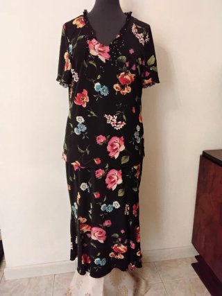 Completo Gonna Midi e Blusa Floreale