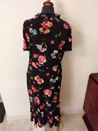 Completo Gonna Midi e Blusa Floreale