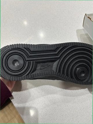 Nike Air Force 1 Totalmente Negras Talla 40 Piel