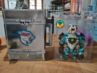 Mr Beast Lab Figura Coleccionista Tiger