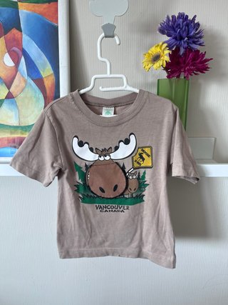Camiseta infantil Vancouver Canadá alce