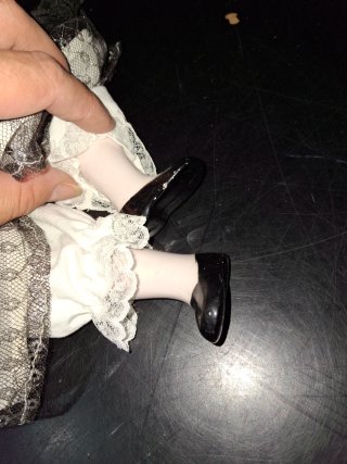 Muñeca de porcelana vintage
