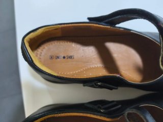 Zapatos colegial niña negros T37