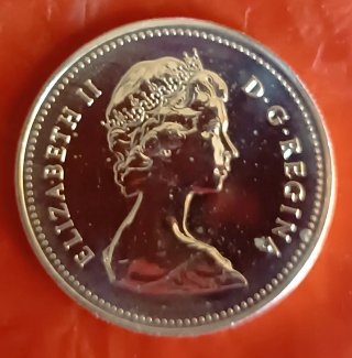 Moneda 1 Dólar Canadá Griffon 1979 Plata