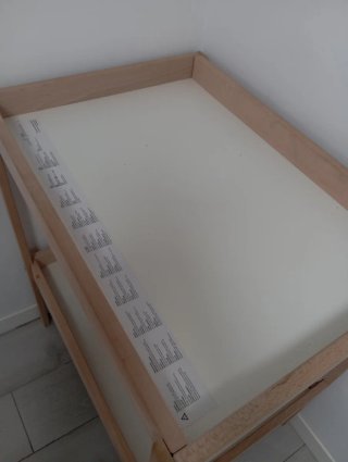 Cambiador Ikea Madera+ complementos