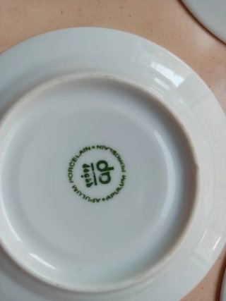 9 Piattini Caffè Bianchi varie marchi tognana