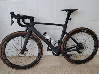 Bicicleta Carretera Van Rysel Negra