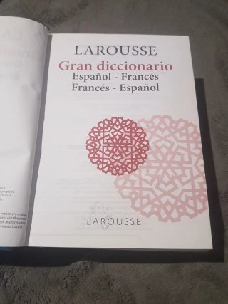 Gran diccionario español francés. Larousse