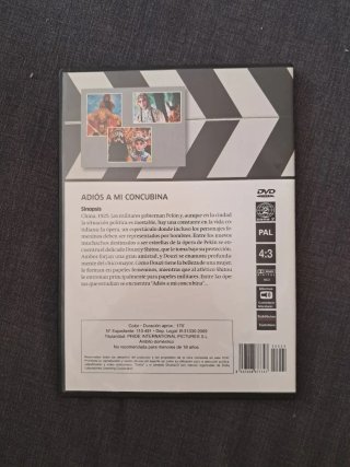 DVD Adiós a mi Concubina