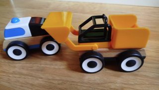 3 Coches Madera Plástico Ikea Buen Estado