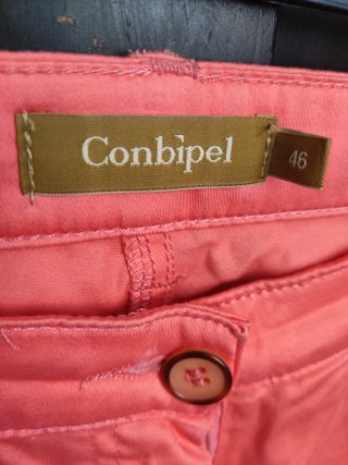 Pantaloni dritti Conbipel rosa