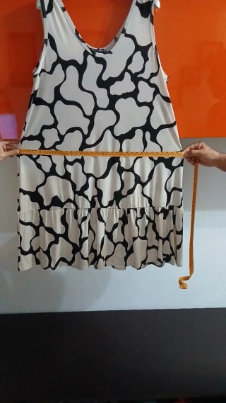 Miss & Co Vestito Taglia M Fantasia Bianco Nero