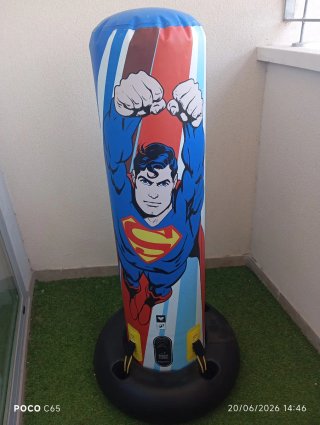 Saco de boxeo hinchable Superman