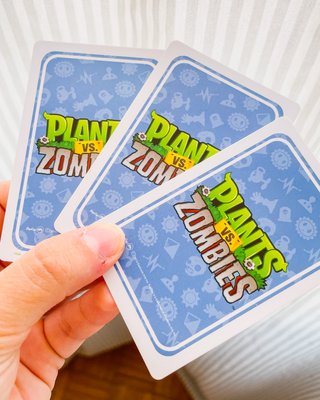 Carte da gioco Plants vs Zombies poker card game