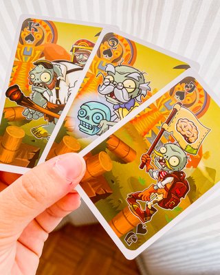 Carte da gioco Plants vs Zombies poker card game