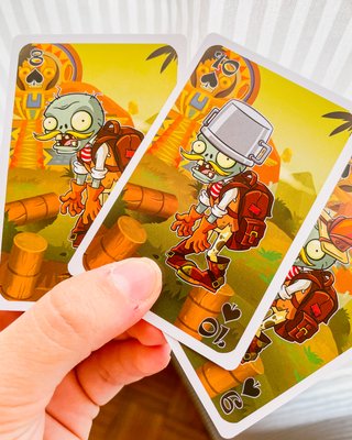 Carte da gioco Plants vs Zombies poker card game