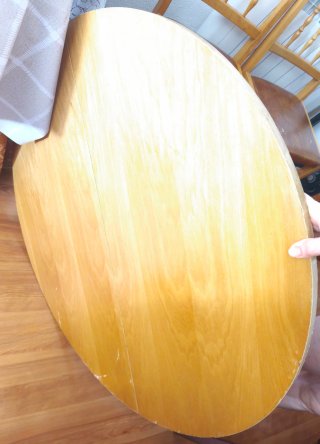 Mesa camilla extensible de madera 90cm y cristal