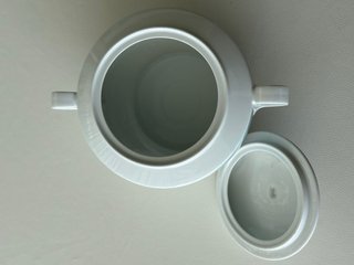 Sopera Santa Clara Porcelana Tapa Diseño Geométric