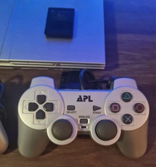 PlayStation 2 Slim Argento Sony + Accessori + Gioco