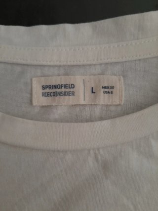 Camiseta Springfield Mariposa Azul Talla L